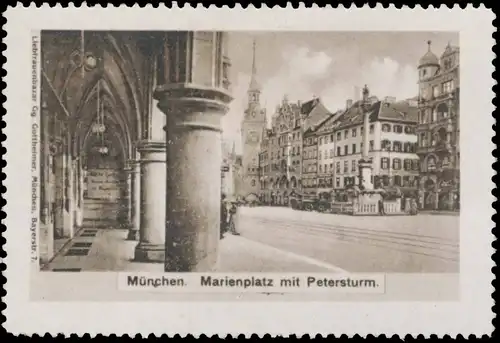 Marienplatz mit Petersturm