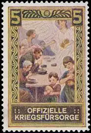 Engel verteilt Essen