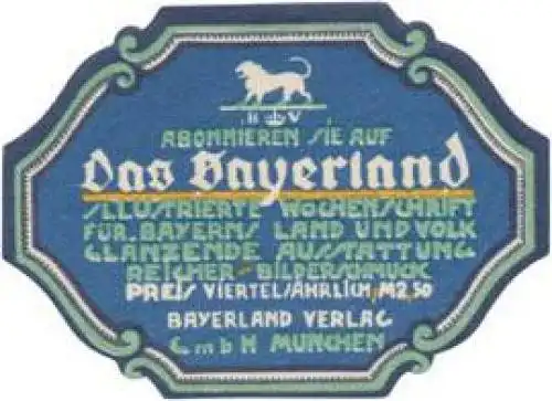 Abonnieren sie auf Das Bayerland