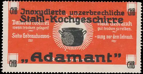 Stahl Kochgeschirre Adamant