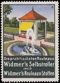 Widmers Selbstroller mit Rouleaux-Stoffen