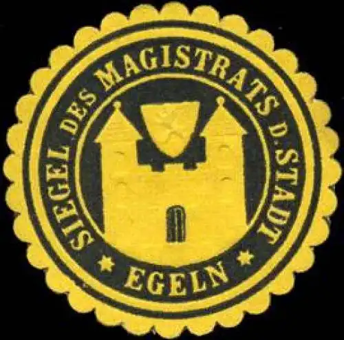 Siegel des Magistrats der Stadt Egeln