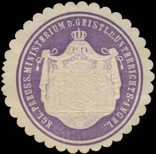 Ministerium des Geistlichen Unterrichts und Medicinischen Angelegenheiten