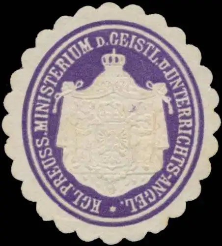 Ministerium des Geistlichen Unterrichts und Medicinischen Angelegenheiten