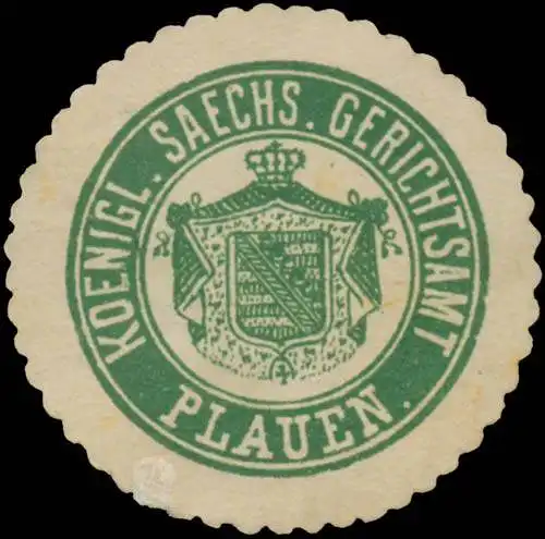 K.S. Gerichtsamt Plauen