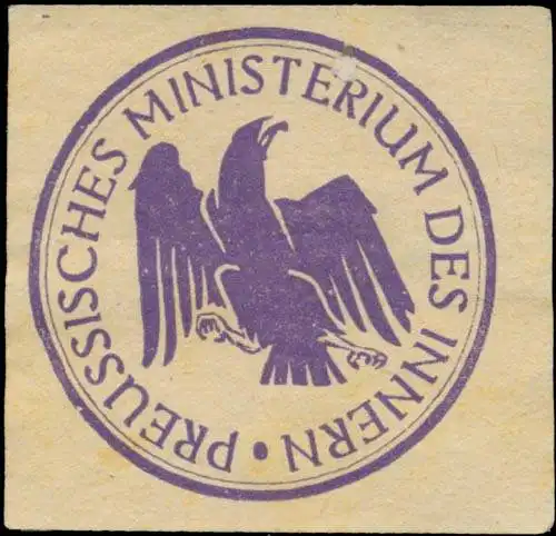 Pr. Ministerium des Innern