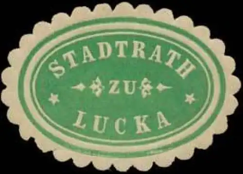 Stadtrath zu Lucka