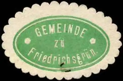 Gemeinde zu FriedrichsgrÃ¼n