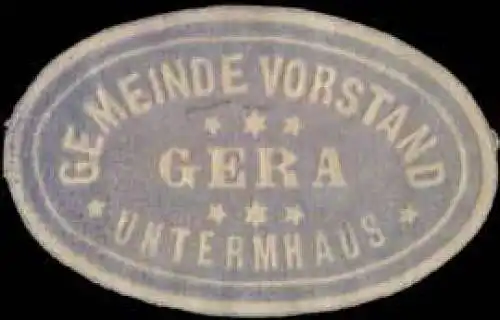 Gemeinde Vorstand Gera Untermhaus