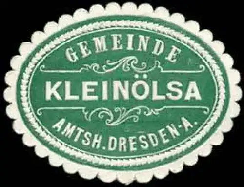 Gemeinde Kleinölsa - Amtshauptmannschaft Dresden-Altstadt