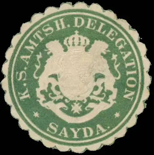 K.S. Amtshauptmannschaft Delegation Sayda
