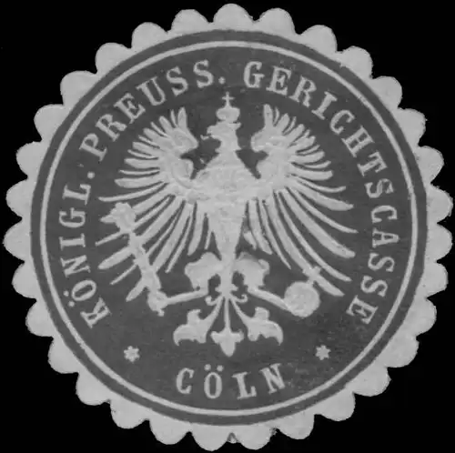 K. Pr. Gerichtskasse KÃ¶ln