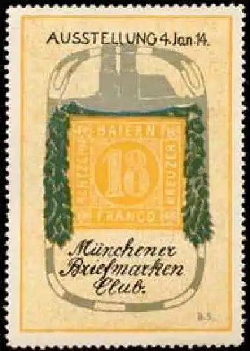 Ausstellung des MÃ¼nchener Briefmarken Clubs