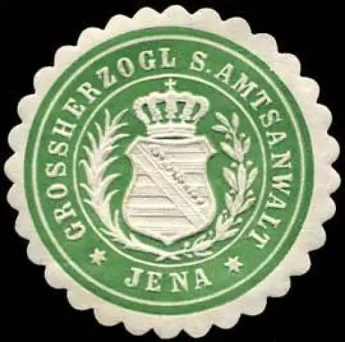 Grossherzoglich SÃ¤chsischer Amtsanwalt - Jena