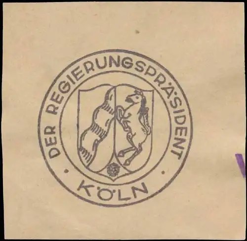 Der RegierungsprÃ¤sident KÃ¶ln