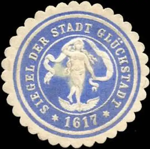 Siegel der Stadt GlÃ¼ckstadt