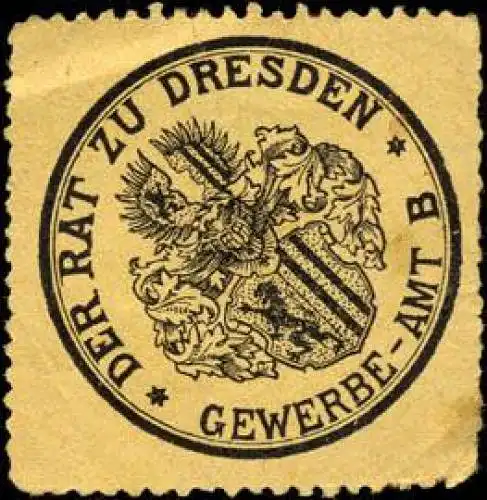 Der Rat zu Dresden - Gewerbe - Amt B