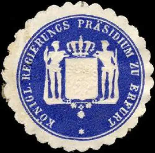 KÃ¶nigliche Regierungs PrÃ¤sidium zu Erfurt