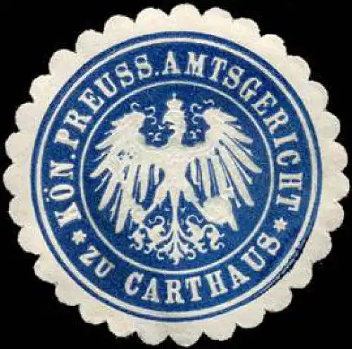 K.Pr. Amtsgericht zu Karthaus/Pommern