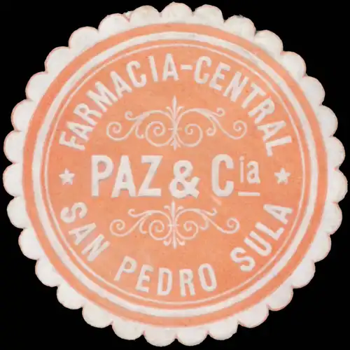 Farmacia - Central Paz & Cia - San Pedro Sula