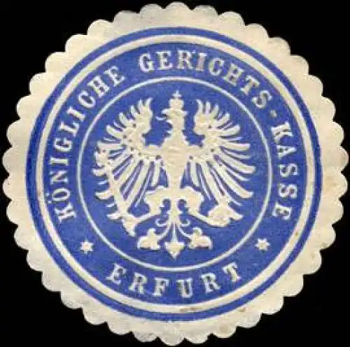 Königliche Gerichts - Kasse - Erfurt
