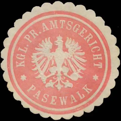 K. Pr. Amtsgericht Pasewalk