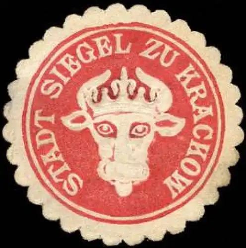 Stadt Siegel zu Krackow