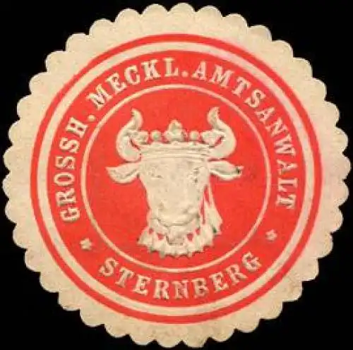 Grossherzoglich Mecklenburgische Amtsanwalt - Sternberg