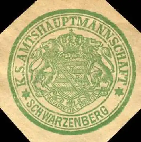 KÃ¶niglich SÃ¤chsische Amtshauptmannschaft - Schwarzenberg