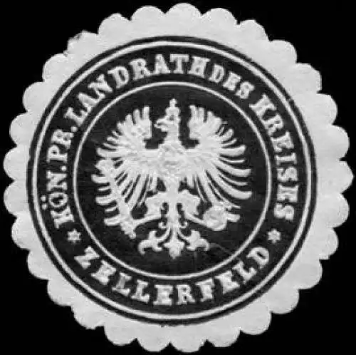 KÃ¶niglich Preussischer Landrath des Kreises - Zellerfeld