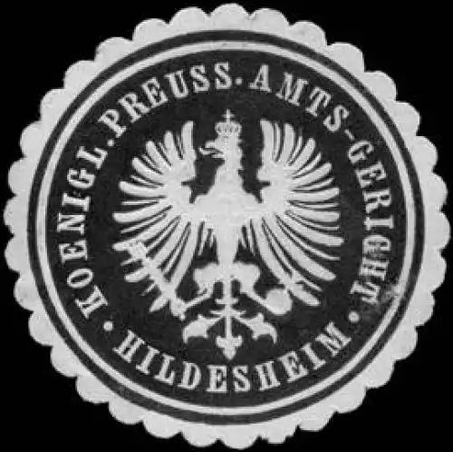Koeniglich Preussisches Amts - Gericht - Hildesheim