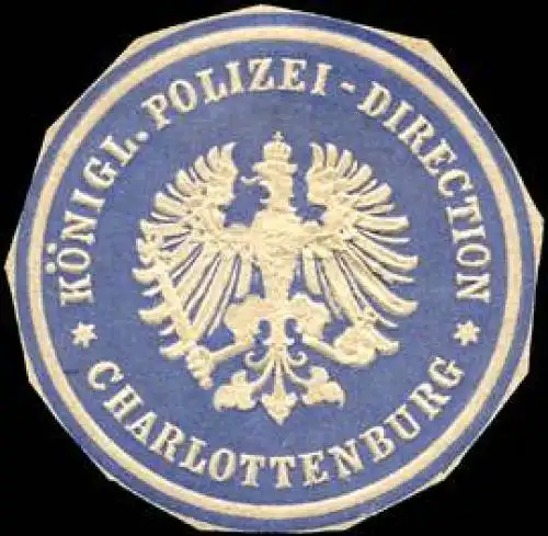 KÃ¶nigliche Polizei - Direction - Charlottenburg