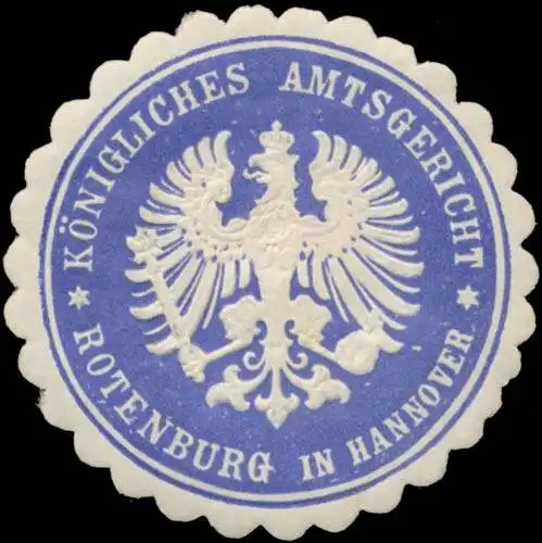 K. Amtsgericht Rotenburg in Hannover