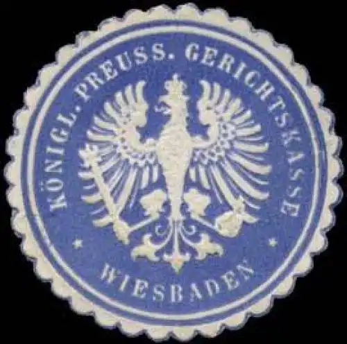 KÃ¶nigl. Preuss. Gerichtskasse Wiesbaden