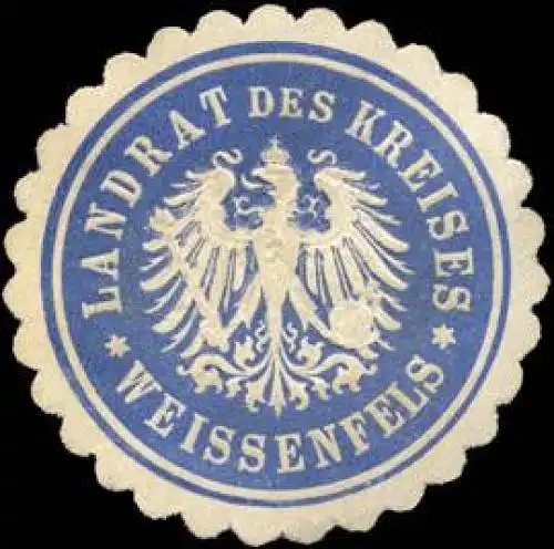 Landrat des Kreises - Weissenfels