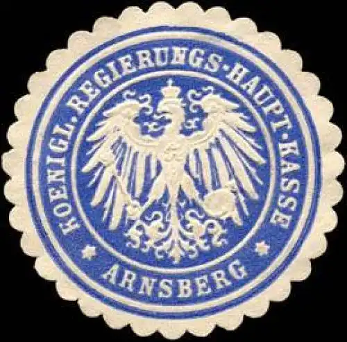 Koenigliche Regierungs - Haupt - Kasse - Arnsberg