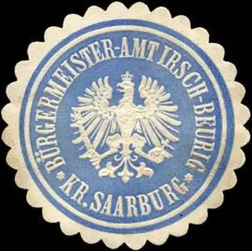 BÃ¼rgermeister-Amt Irsch-Beurig-Kreis Saarburg