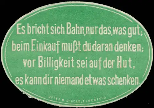 Es bricht sich Bahn, nur das was gut