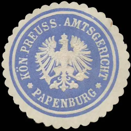 K. Pr. Amtsgericht Papenburg