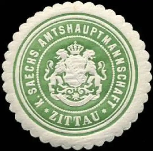 Königlich Saechsische Amtshauptmannschaft - Zittau