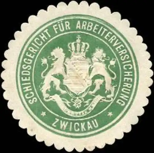 Schiedsgericht für Arbeiterversicherung - Zwickau