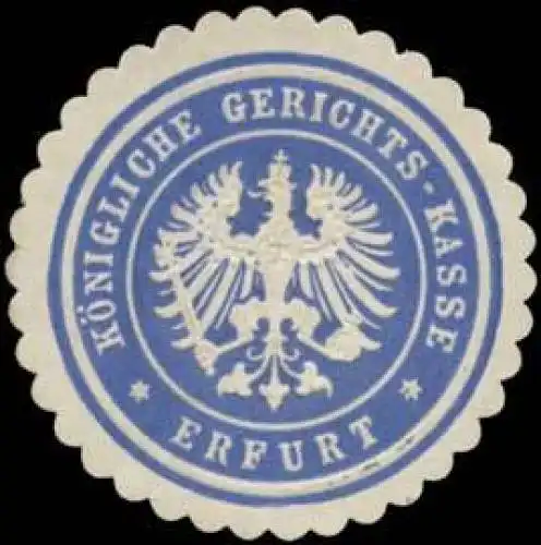 K. Gerichts-Kasse Erfurt