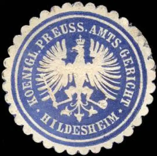 Koeniglich Preussisches Amts - Gericht - Hildesheim