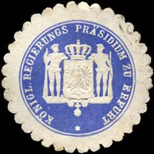 KÃ¶nigliche Regierungs PrÃ¤sidium zu Erfurt