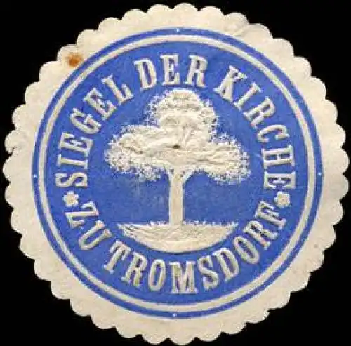 Siegel der Kirche zu Tromsdorf