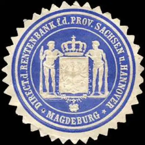 Direction der Rentenbank fÃ¼r die Provinz Sachsen und Hannover - Magdeburg