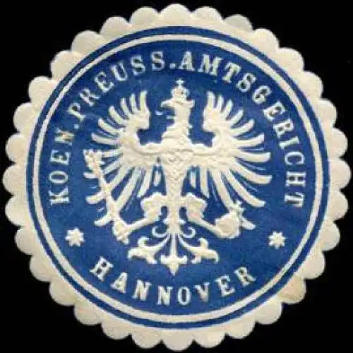 Koeniglich Preussisches Amtsgericht - Hannover