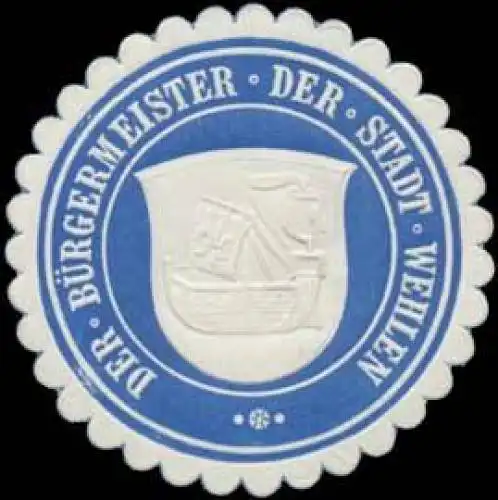 Der BÃ¼rgermeister der Stadt Wehlen