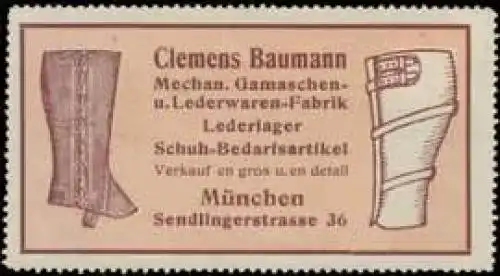 Gamaschen-Lederwaren