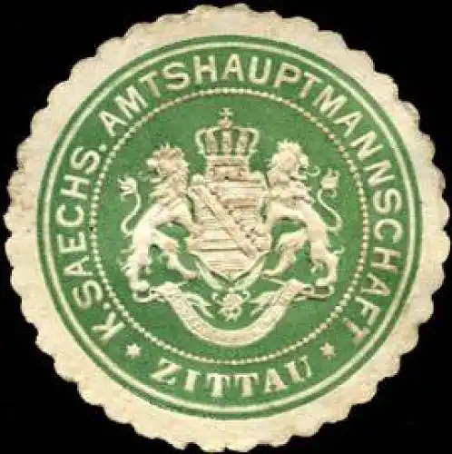 KÃ¶niglich Saechsische Amtshauptmannschaft - Zittau